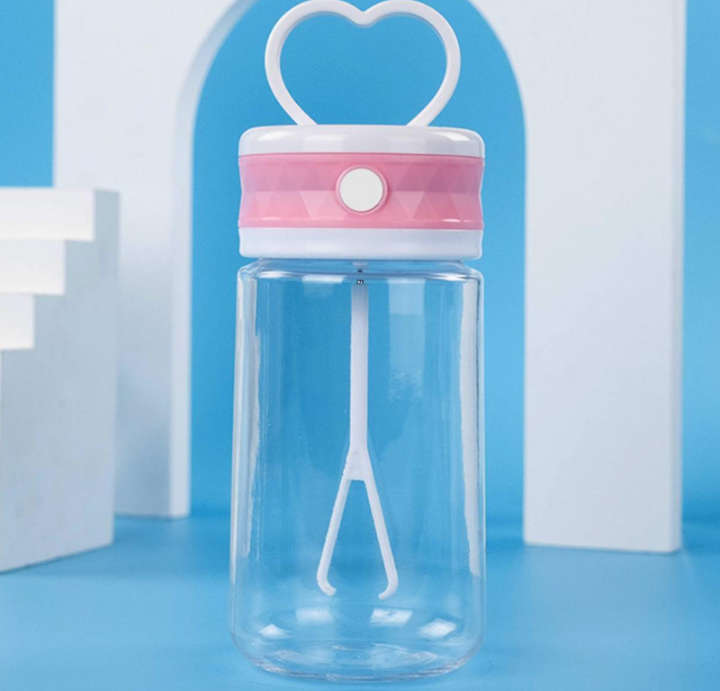 BURRAAQ TRANDING /PORTABLE TRANSPARENT AUTOMATIC MIXING SHAKER CUP