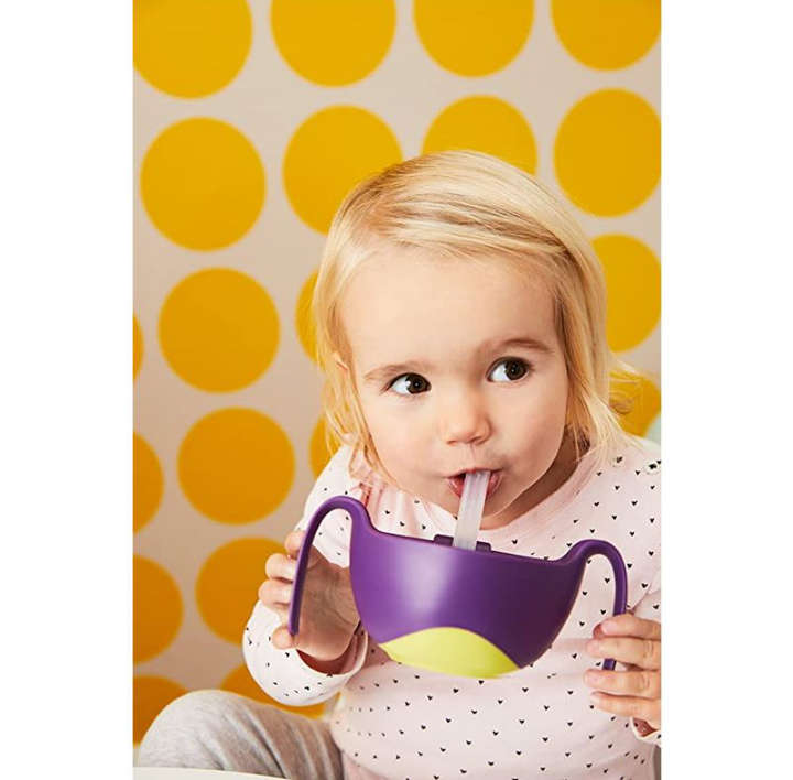 BURRAAQ TRANDING/ 3 IN 1 KIDS FOOD BOWL WITH LID
