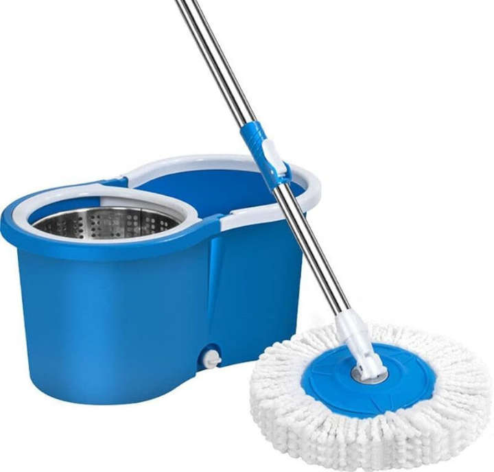 BURRAAQ TRANDING/ BLUE  MULTIFUNCTION SPIN MOP 360 DEGREES