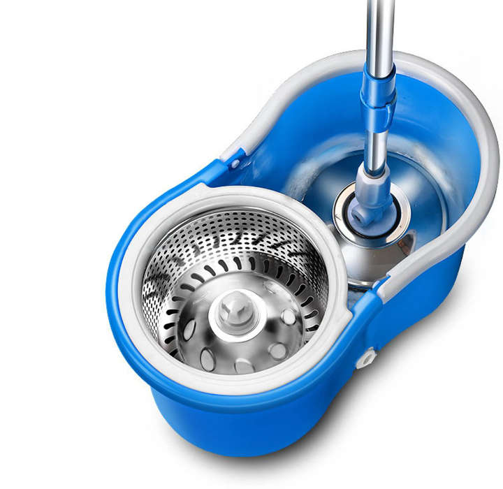 BURRAAQ TRANDING/ BLUE  MULTIFUNCTION SPIN MOP 360 DEGREES
