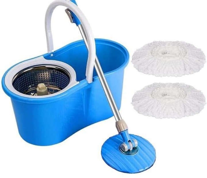 BURRAAQ TRANDING/ BLUE  MULTIFUNCTION SPIN MOP 360 DEGREES
