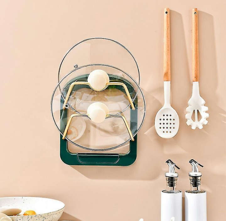 BURRAAQ TRANDING / WALL MOUNTED POT LID RACK