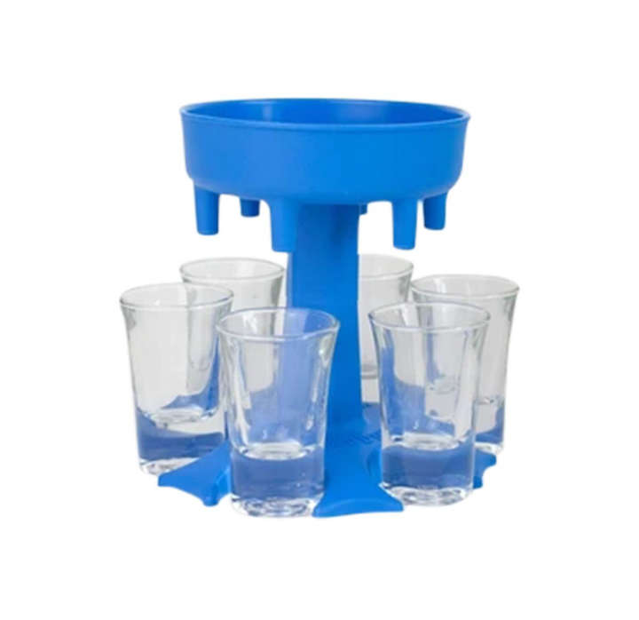BURRAAQ TRANDING / 6 SHOT GLASS DISPENSER RACK