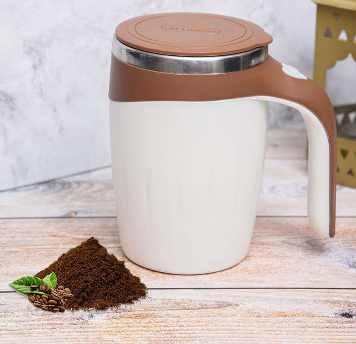 BURRAAQ TRANDING /AUTOMATIC MAGNETIC STIRRING COFFEE MUG