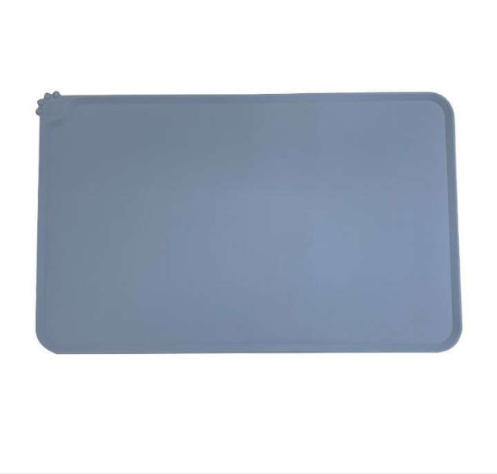 BURRAAQ TRANDING / SILICONE PET FOOD MAT GREY