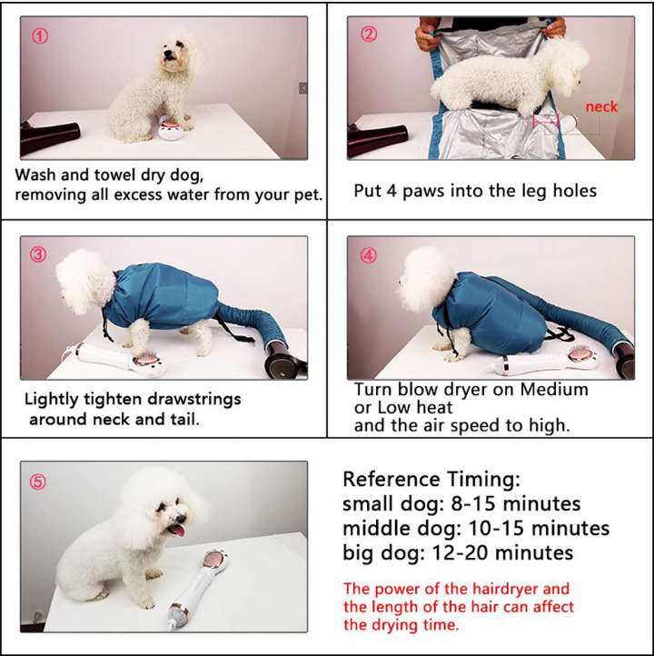 BURRAAQ TRANDING /DOG HAIR  DRYER BLOW BAG PORTABLE