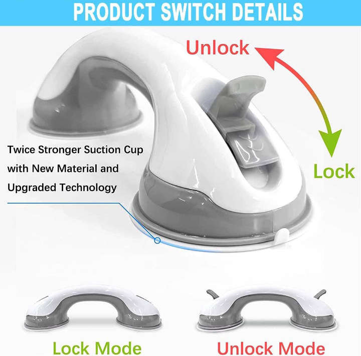 BATHROOM SHOWER SUPPORT SAFETY HANDLE