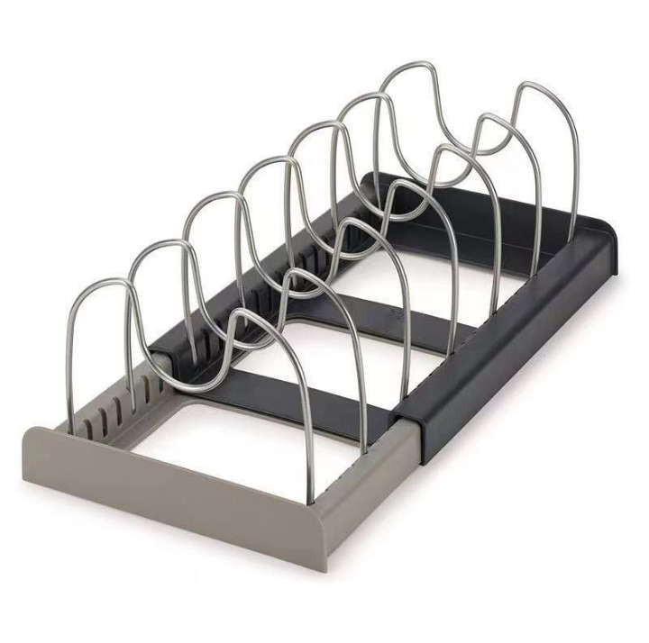 BURRAAQ TRANDING/EXPANDING COOKWARE ORGANISER GREY