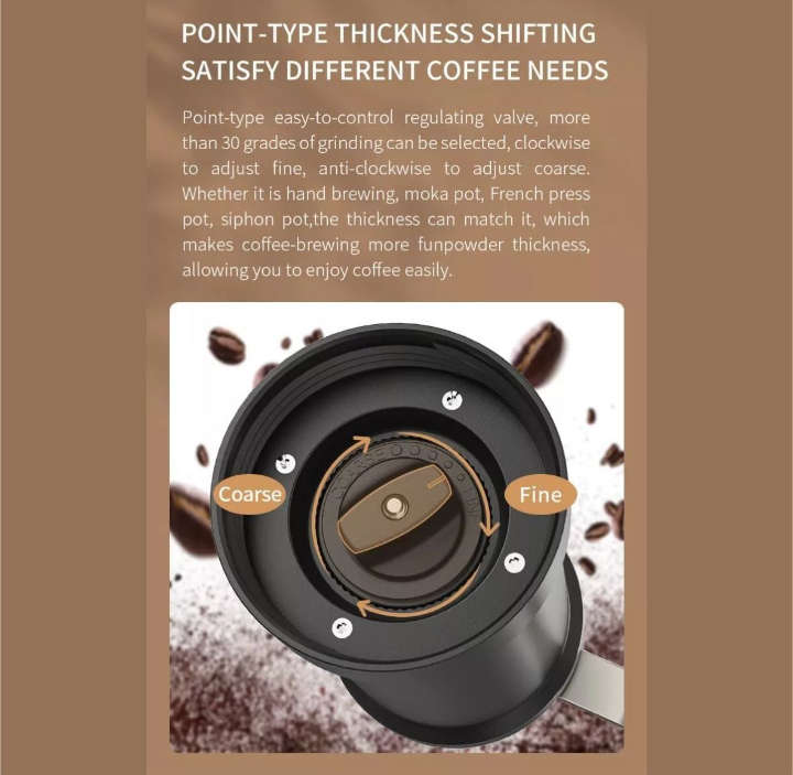 BURRAAQ TRANDING / MANUAL COFFEE GRINDER WITH LID