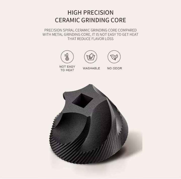 BURRAAQ TRANDING / MANUAL COFFEE GRINDER WITH LID