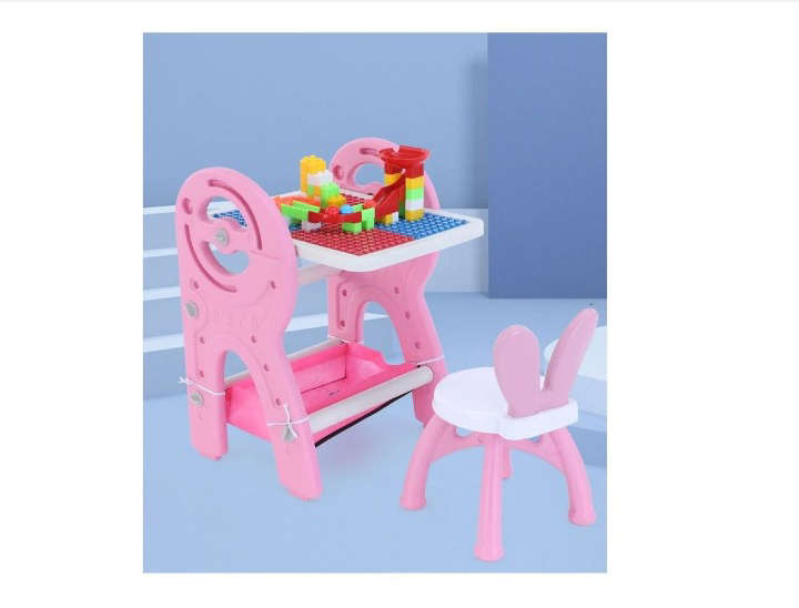 BURRAAQ TRANDING /2 IN 1 KIDS PAINTING BOARD WITH STORAGE