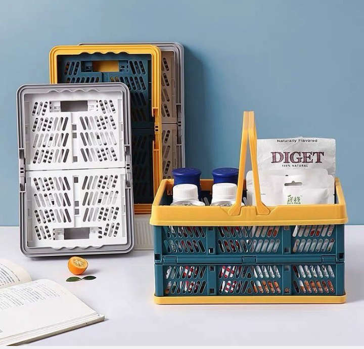BURRAAQ TRANDING / PLASTIC DRAWER ORGANISER COLLAPSIBLE STORAGE BOX