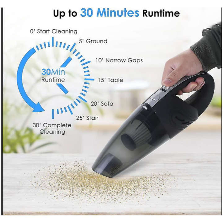 BURRAAQ TRANDING/ CORDLESS RECHARGEABLE HAND HELD VACUUM CLEANER