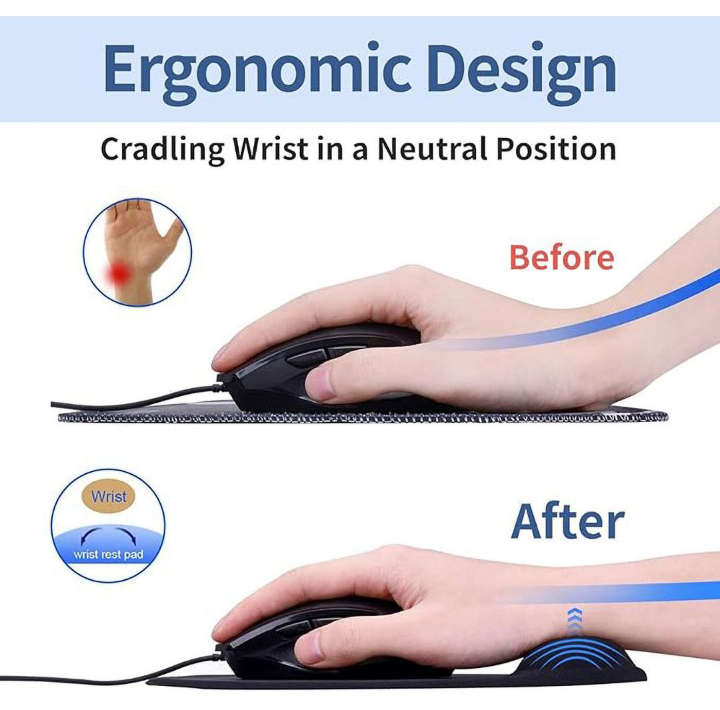 BURRAAQ TRANDING/ GEL WRIST GUARD MOUSE PAD