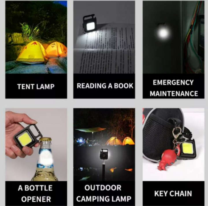 BURRAAQ TRANDING / COB RECHARGEABLE KEYCHAIN