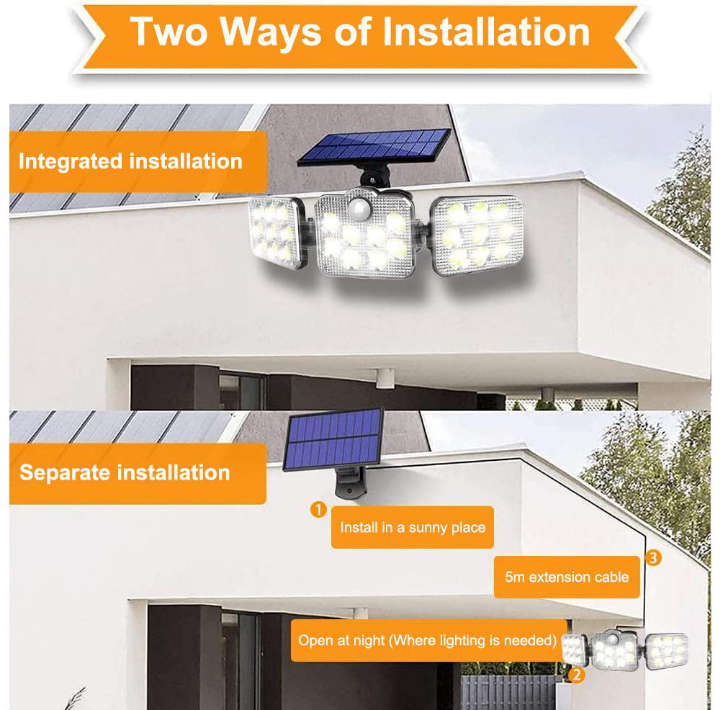 BURRAAQ TRANDING / LED SOLAR OUTDOOR SENSOR LIGHT