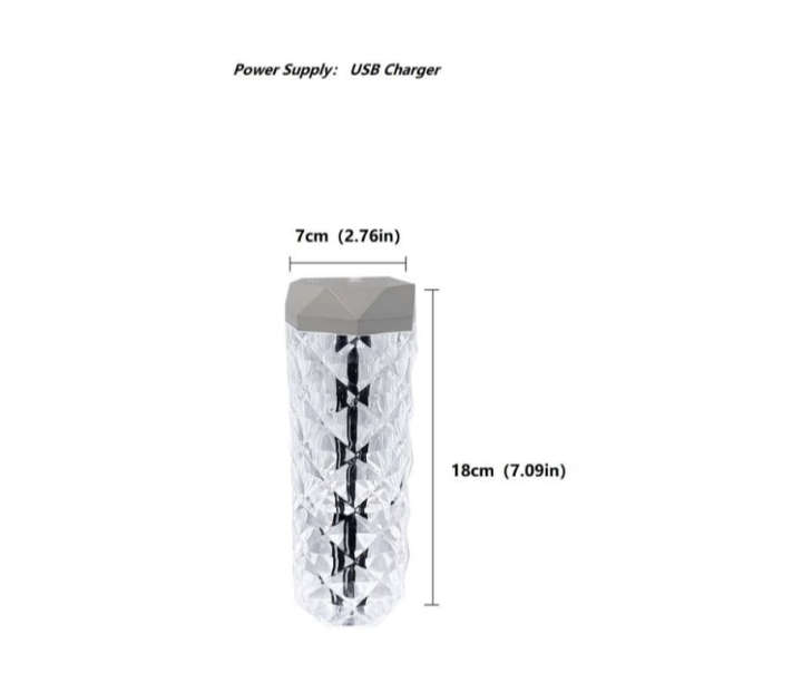 BURRAAQ TRANDING/ CRYSTAL HUMIDIFIER 400ML