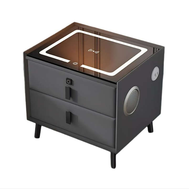 SMART SIDE TABLE WITH WIRELESS CHARGING STATION Nightstand