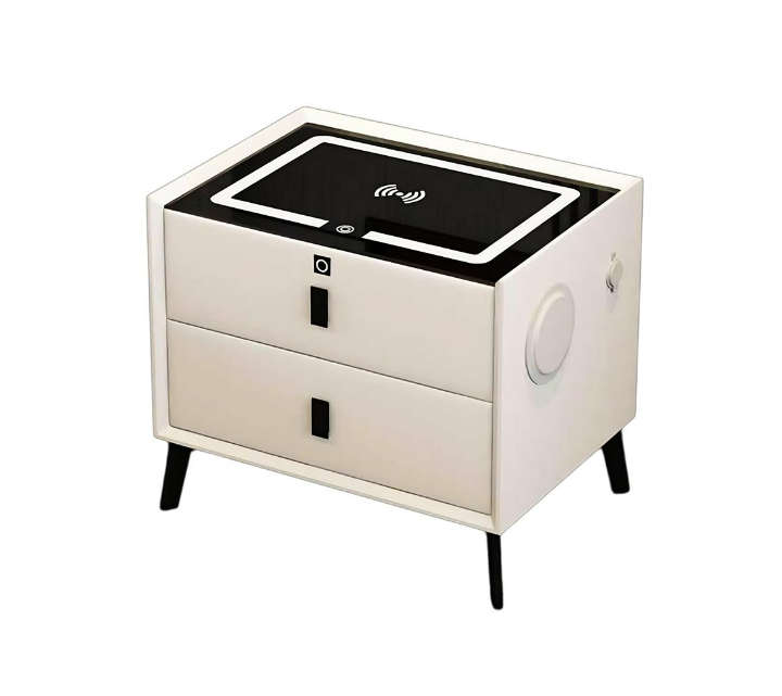 SMART SIDE TABLE WITH WIRELESS CHARGING STATION Nightstand