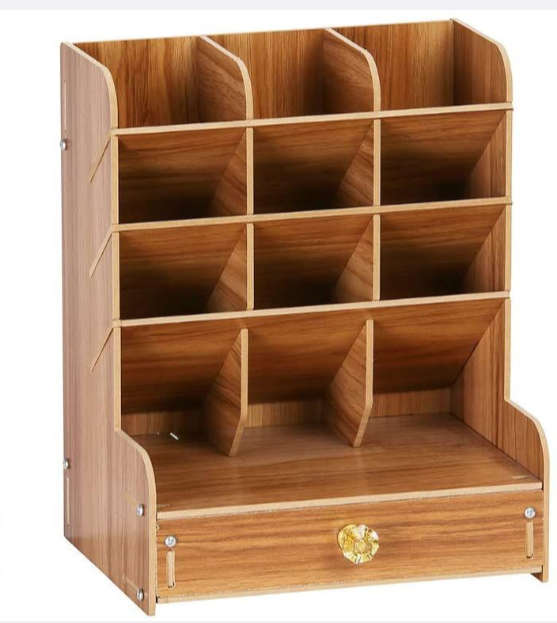 BURRAAQ TRANDING / WOODEN DESK ORGANIZER