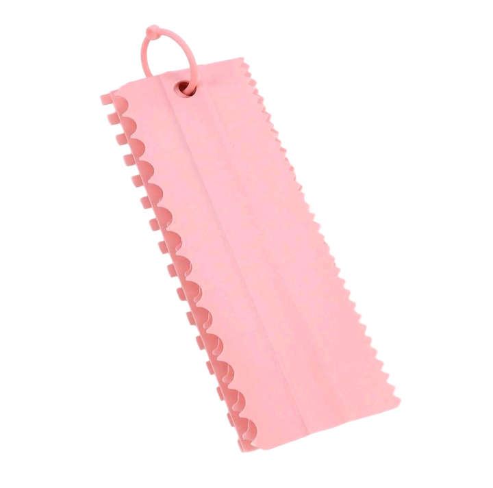 BURRAAQ TRANDING/ 4 PIC PINK CAKE DECORATOR KIT TO SCRAPE CAKE