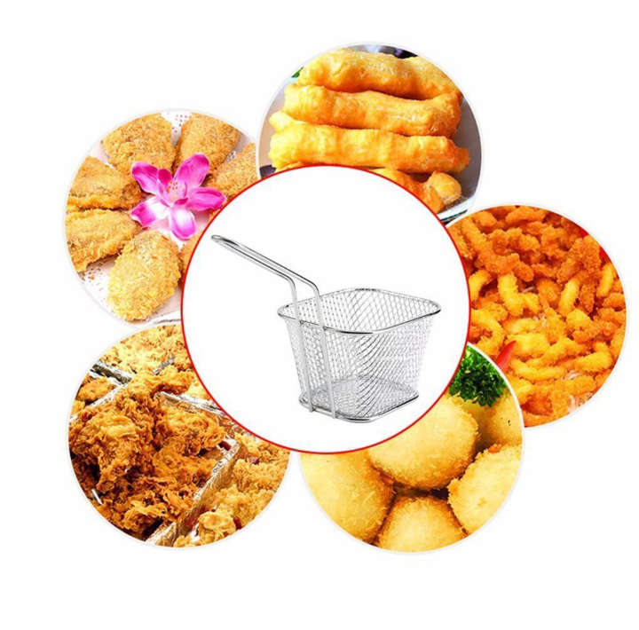 BURRAAQ TRANDING / SQUARE WIRE MESH CHIPS FRY BUSKET