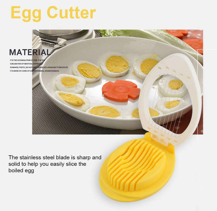 BURRAAQ TRANDING / MULTI-PURPOSE MANUAL STAINLESS STEEL EGG CUTTER