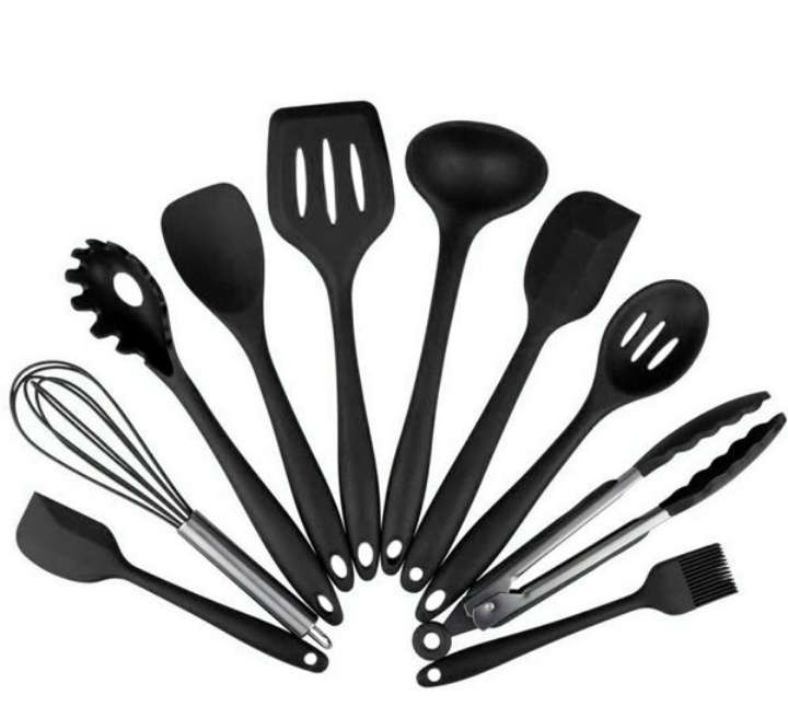 BURRAAQ TRANDING/ SILICONE KITCHEN SET OF 10 PIC