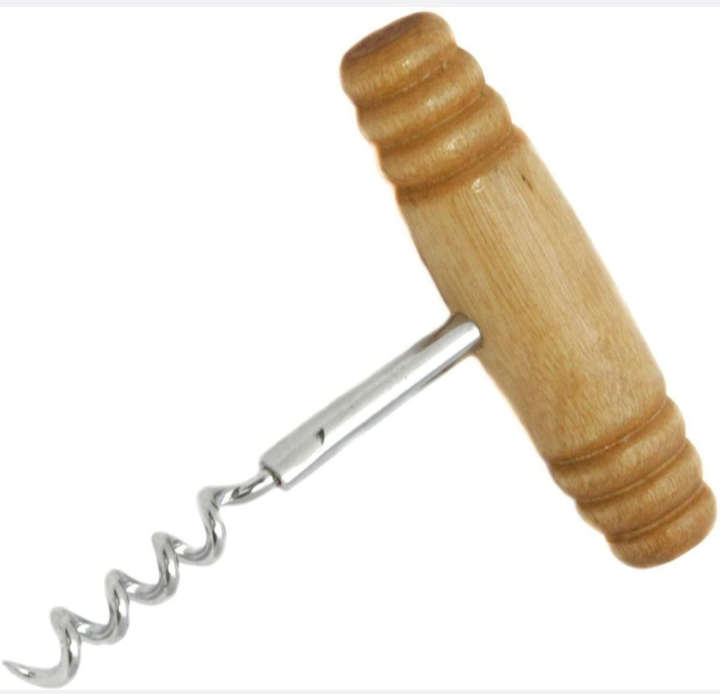 BURRAAQ TRANDING/ WOODEN HANDLE WINE OPENER