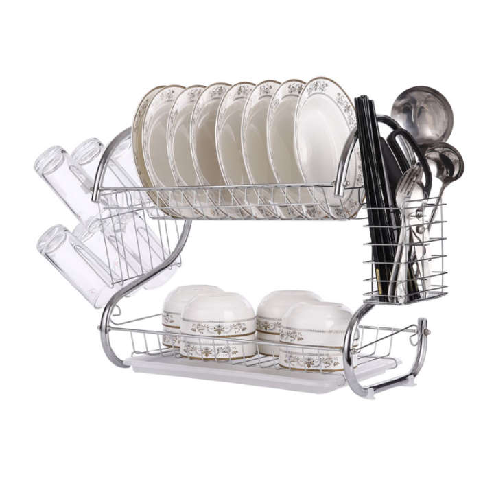 BURRAAQ TRANDING/ 2 LAYER DISH DRAINER