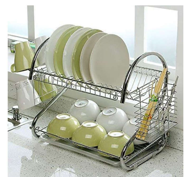 BURRAAQ TRANDING/ 2 LAYER DISH DRAINER