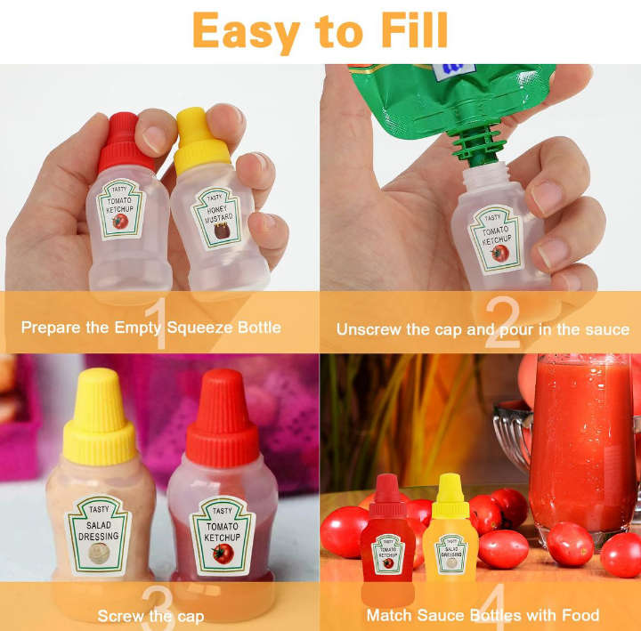 BURRAAQ TRANDING/  MINI SAUCE BOTTLE