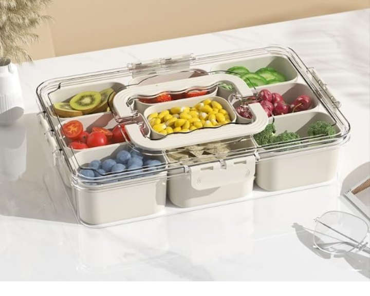 BURRAAQ TRANDING/ YAS 9 COMPARTMENT DIVIDED SERVING TRAY