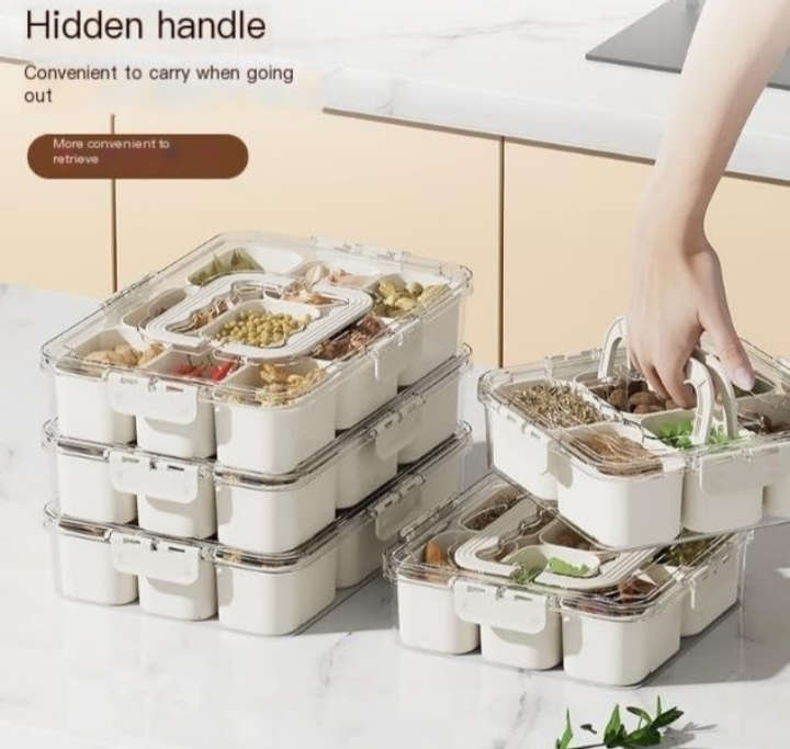 BURRAAQ TRANDING/ YAS 9 COMPARTMENT DIVIDED SERVING TRAY