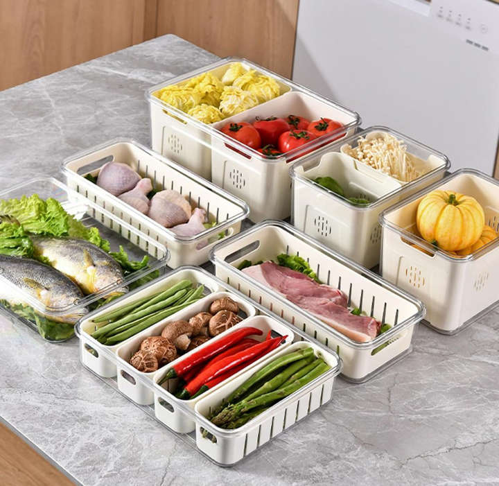 BURRAAQ TRANDING/ 4 CLEAR DIVIDEND SERVING TRAY DISH