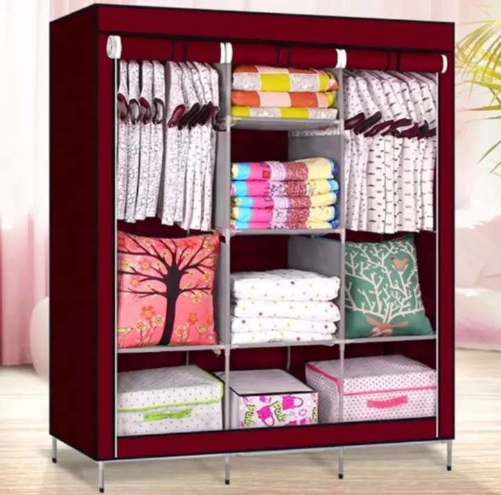 BURRAAQ TRANDING / PORTABLE CLOSET WARDROBE DUSTPROOF COVER