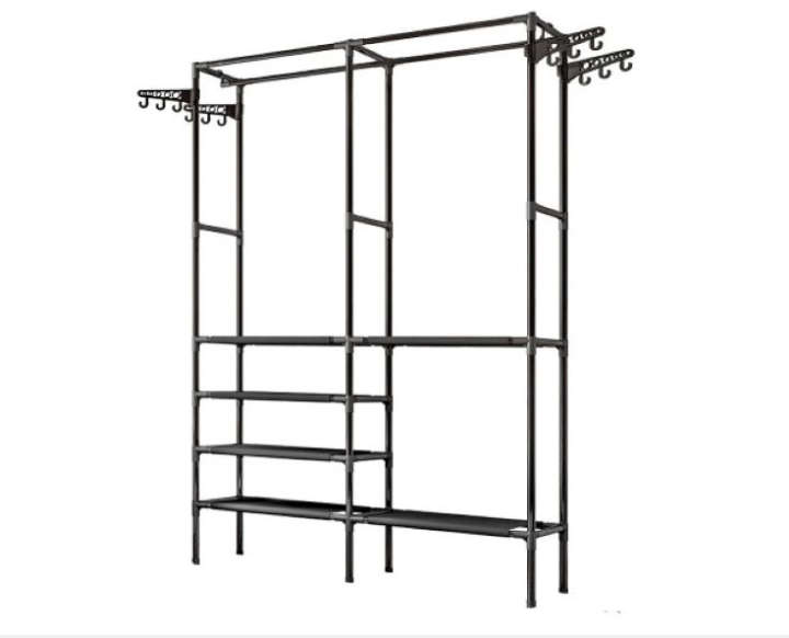 BURRAAQ TRANDING/ DOUBLE ROW COAT RACK