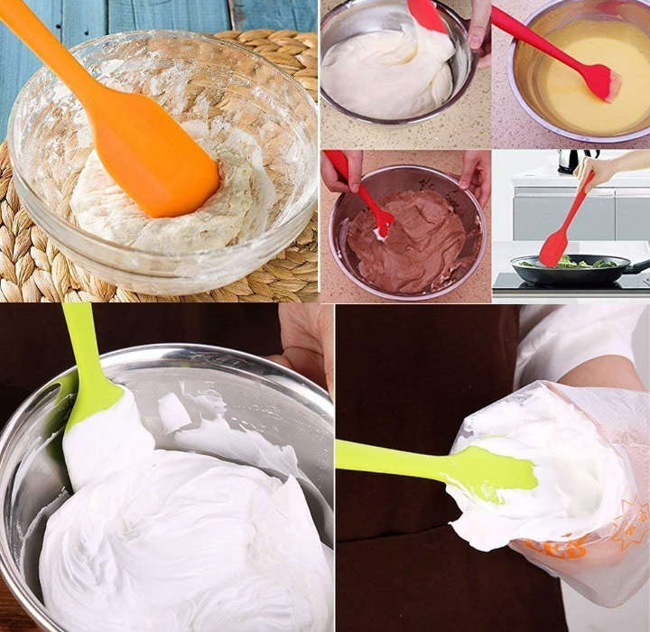 BURRAAQ TRANDING / SET OF 3 CREATIVE COOKING SILICONE SPATULA