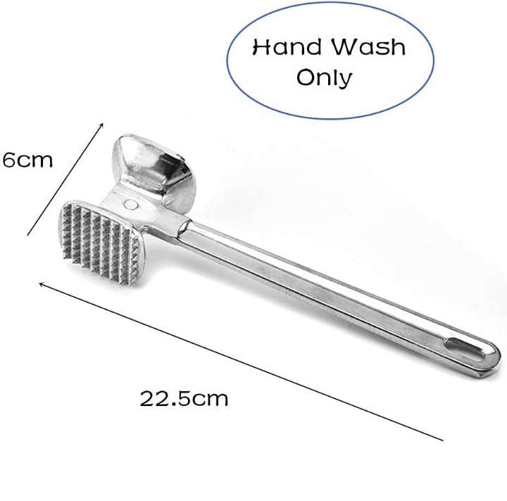BURRAAQ TRANDING/ MEAT TENDERIZER HAMMER METAL MALLET