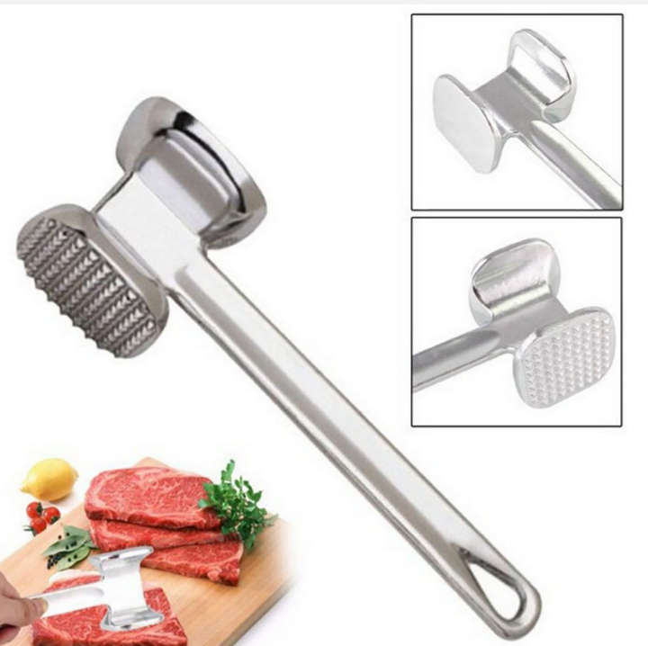 BURRAAQ TRANDING/ MEAT TENDERIZER HAMMER METAL MALLET