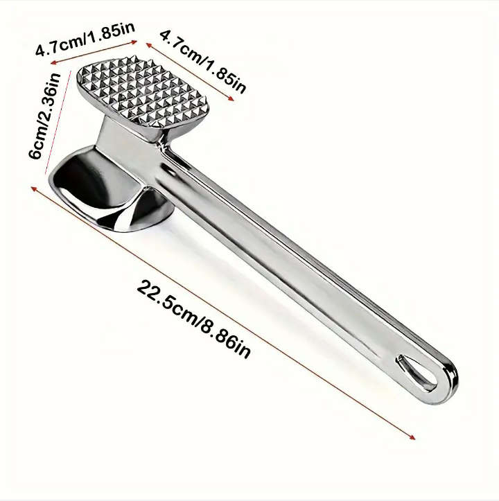 BURRAAQ TRANDING/ MEAT TENDERIZER HAMMER METAL MALLET