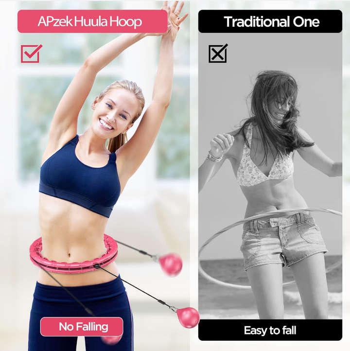 BURRAAQ TRANDING/ WORKOUT HOOP WAIST EXERCISE ADULT WEIGHT