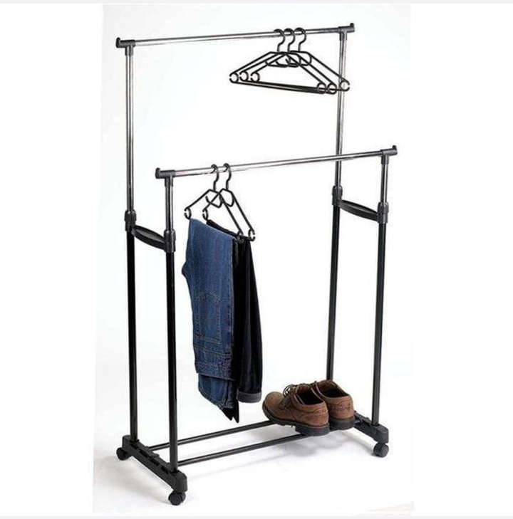 BURRAAQ TRANDING/ DOUBLE POLE RACK CLOTHE