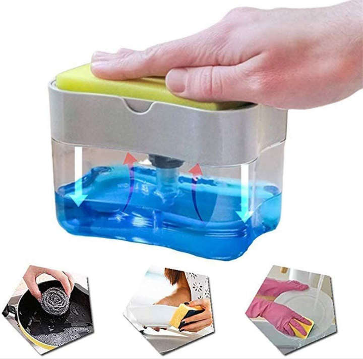 BURRAAQ TRANDING/ SOAP PUMP AND SPONGE CADDY