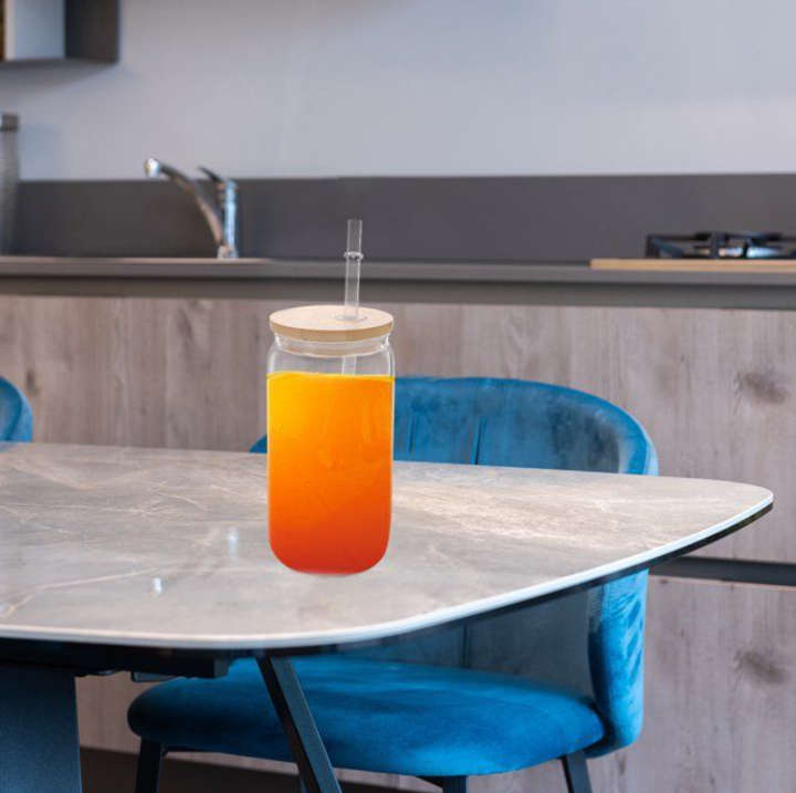 BURRAAQ TRANDING/ 500 ML TRANSPARENT SHAPED DRINKING JAR