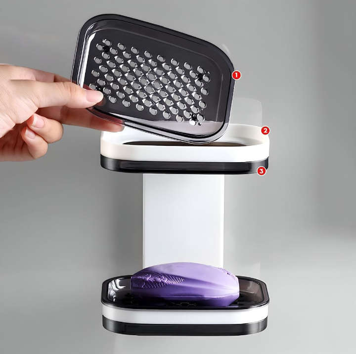 BURRAAQ TRANDING/ MODERN AND SLEEK WALL MOUNTED SOAP BOX