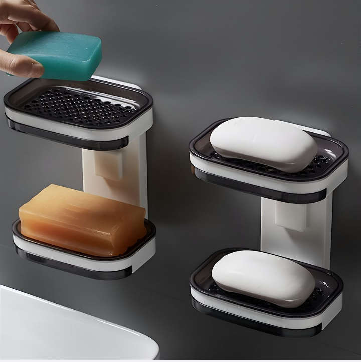 BURRAAQ TRANDING/ MODERN AND SLEEK WALL MOUNTED SOAP BOX