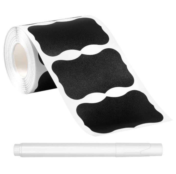 BURRAAQ TRANDING/ 1 ROLL REUSABLE & WATERPROOF CHALKBOARD LABEL