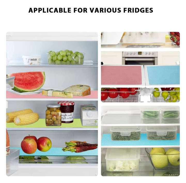 BURRAAQ TRANDING/ WASHABLE REFRIGERATOR MATS FOR SHELVES