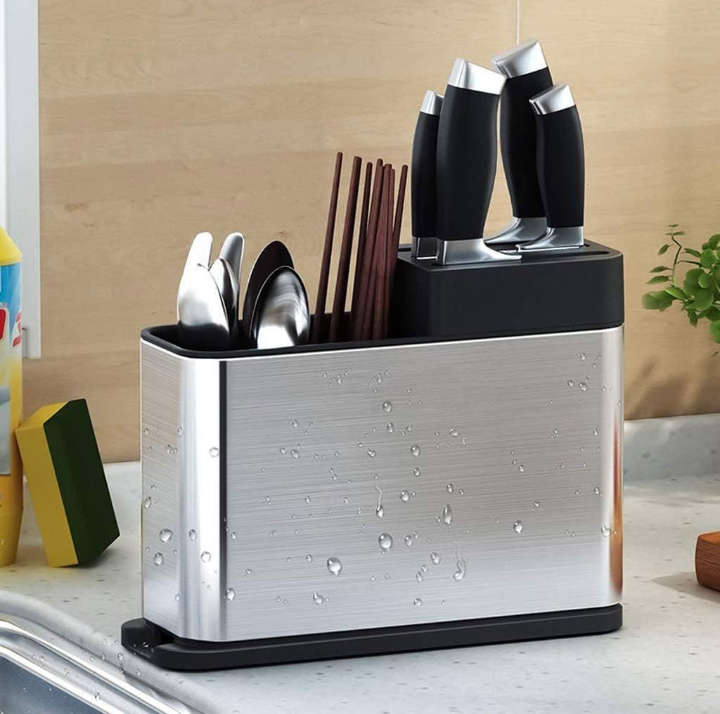 BURRAAQ TRANDING/ MULTIFUNCTIONAL KNIFE SPOON HOLDER FOR KITCHEN